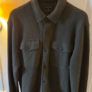 Banana Republic Men's Dark Green Shirt Jacket